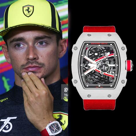 charles leclerc wrist watch.